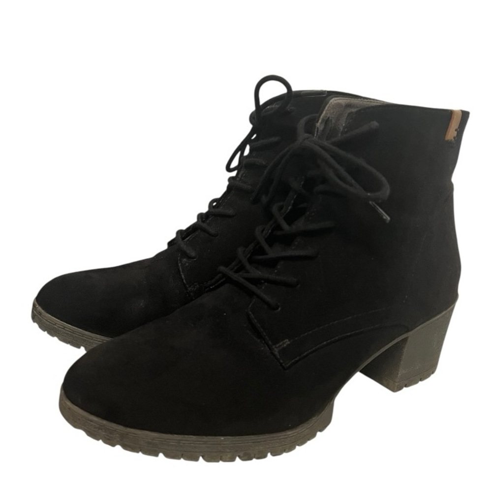 Dr. Scholl's | Women's Laurence Lace‎ Up Booties Black 8.5 - Picture 6 of 14